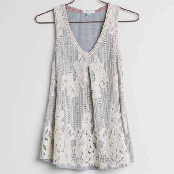 Coco + Jameson Lace Tank Top - Picture 2 of 8